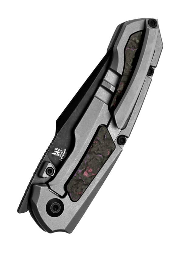 Kizer Knives Feweed, Titanium, Fat Carbon Purple Haze, Taschenmesser