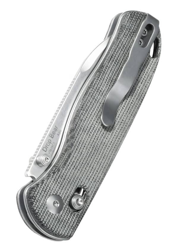 Kizer Knives Taschenmesser Drop Bear, Micarta, stonewashed