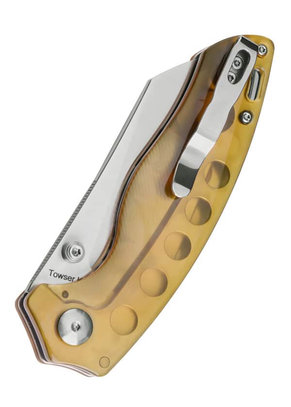 Kizer Knives Taschenmesser Towser K, PEI-Griff, satinierte Klinge