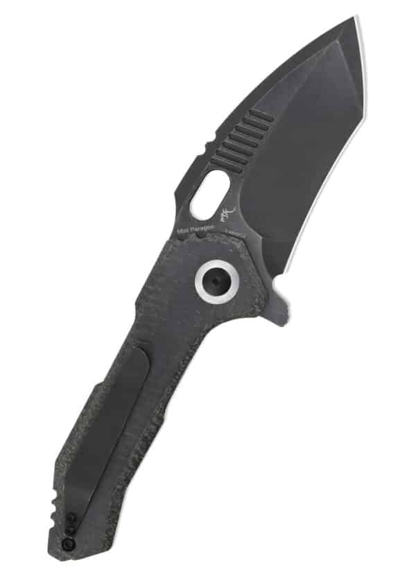 Kizer Knives Taschenmesser Mini Paragon, Micarta, schwarze Klinge