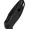Taschenmesser Kershaw Lateral, Schwarz, Wellenschliff