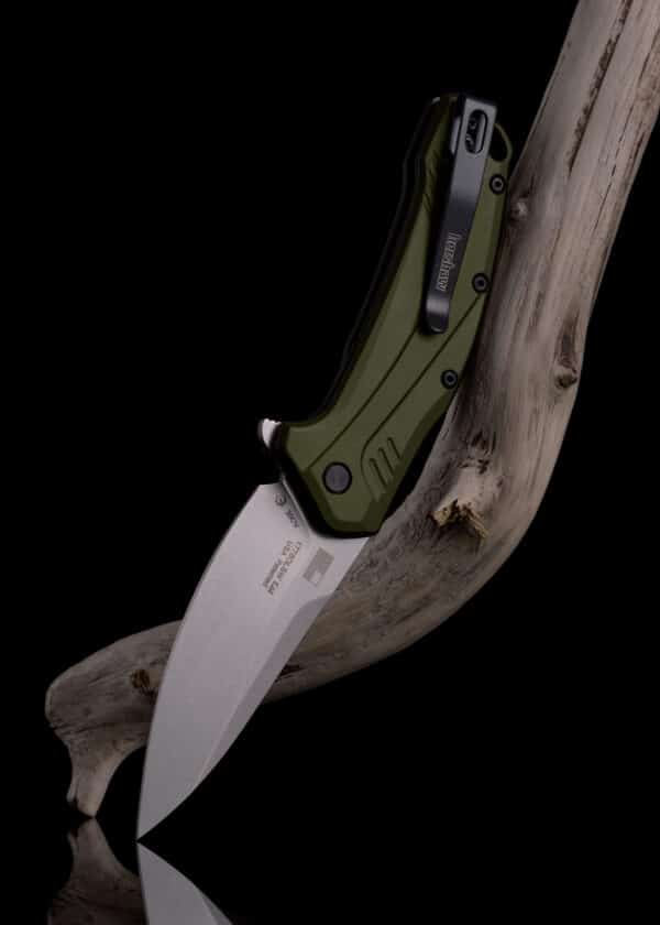 Taschenmesser Kershaw Link Olive Aluminium