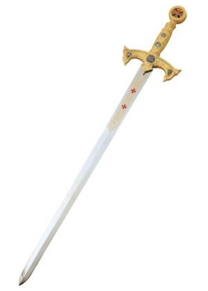 Schwert des Templerordens, goldfarben