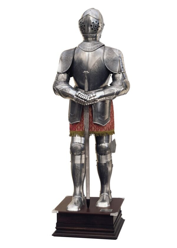 Ritterrüstung von Karl V. mit Zierätzung, Marto