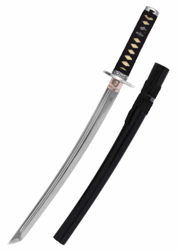 Wakizashi mit schwarzer Holzscheide, Marto