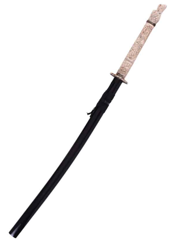 Katana Inmortal mit Griff in Elfenbeinoptik