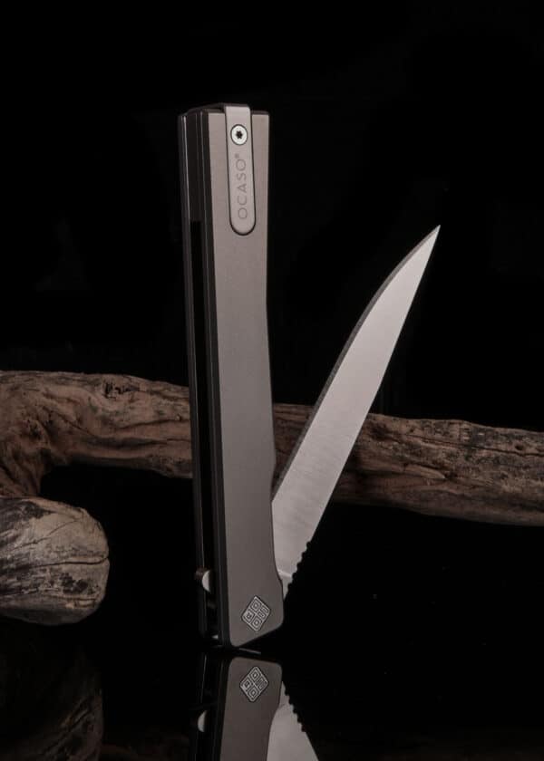 Taschenmesser Solstice, Titan, satiniert, Ocaso Knives