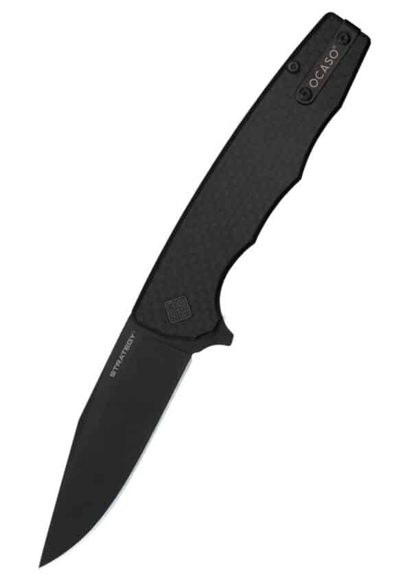 Taschenmesser Strategy, Karbon, G10, schwarz, Ocaso Knives