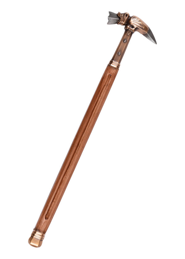 prs404_beast_hammer_kriegshammer_mittelalter Italienischer Bestien-Hammer, Rabenschnabel, 14. Jh.