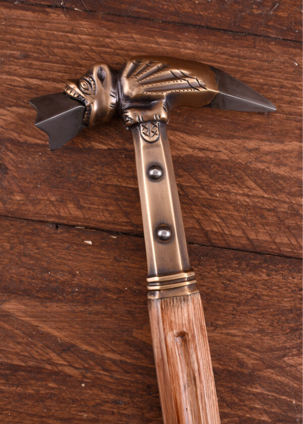 prs404b_beast_hammer_kriegshammer_mittelalter Italienischer Bestien-Hammer, Rabenschnabel, 14. Jh.