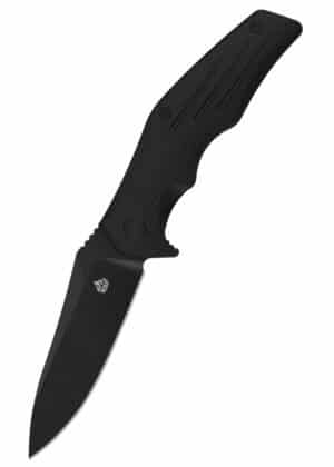Vreckový nôž Pangolin, čierna čepeľ, čierna rukoväť z G10