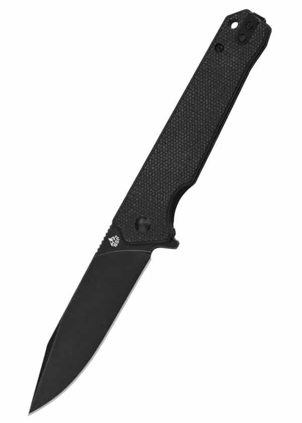 Taschenmesser Mamba V2, schwarze stonewashed Klinge, schwarzer Micarta-Griff