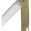 Taschenmesser Penguin, 2tone satinierte Klinge, bronze Titan Griff