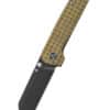 Taschenmesser Penguin, schwarze stonewashed Klinge, bronze Titan-Griff