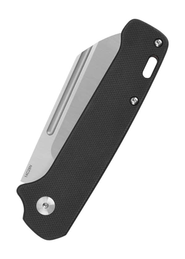 Taschenmesser QSP Penguin Slip Joint, schwarzer G10 Griff