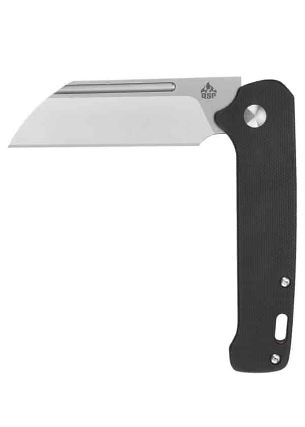 Taschenmesser QSP Penguin Slip Joint, schwarzer G10 Griff