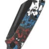 Taschenmesser QSP Penguin Slip Joint, Fat Carbon, blau, rot