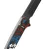 Taschenmesser QSP Penguin Slip Joint, Fat Carbon, blau, rot