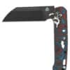 Taschenmesser QSP Penguin Slip Joint, Fat Carbon, blau, rot