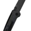 Taschenmesser Penguin Mini, schwarze stonewashed Klinge, Kohlefaser-Griff
