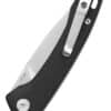 Taschenmesser Leopard, 14C28N satinierte Klinge, Schwarzer Micarta Griff