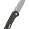 Taschenmesser Kestrel, stonewashed Klinge, brauner Micarta Griff