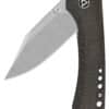Taschenmesser Kestrel, stonewashed Klinge, brauner Micarta Griff