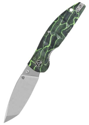 QSP TURTLE PUNK STONEWASHED, schwarz-grün, Taschenmesser
