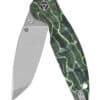 QSP TURTLE PUNK STONEWASHED, schwarz-grün, Taschenmesser