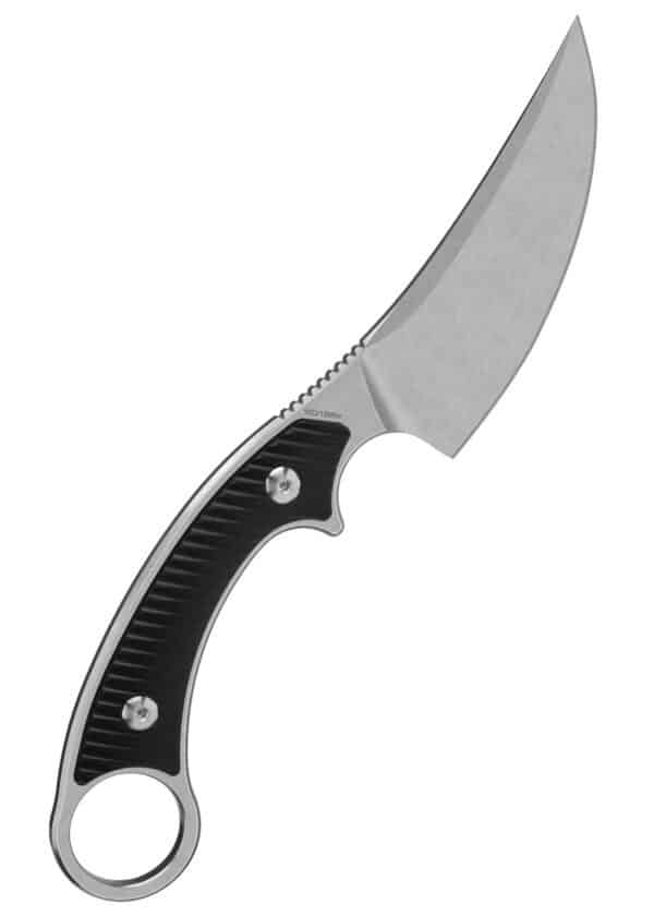 QSP, Viper, čierna rukoväť G10, nôž s pevnou čepeľou