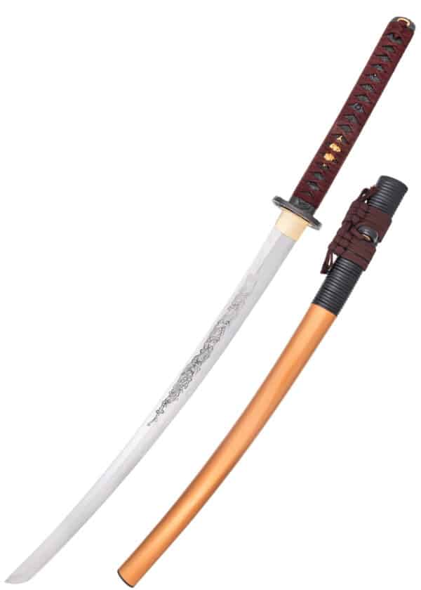 Dragon King Shi Shi Botan katana (Kinryu katana)