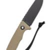Schnitzel TRI, Outdoormesser, sand