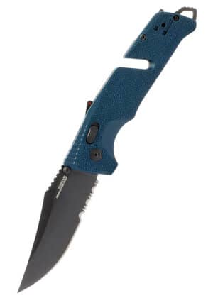 SOG TRIDENT AT - UNIFORM BLUE - Teilwellenschliff, Taschenmesser