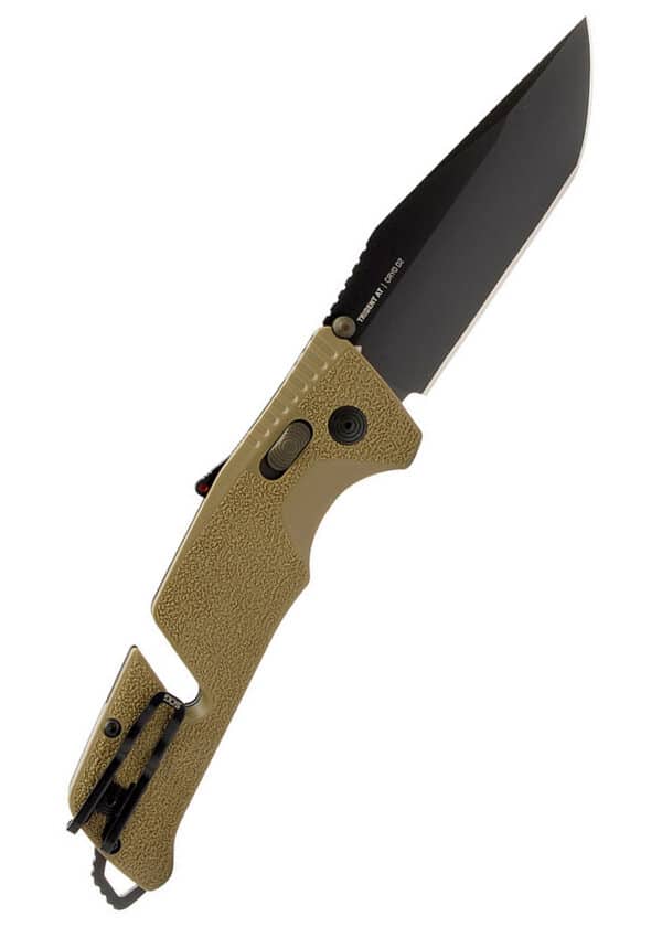 SOG TRIDENT AT - FLAT DARK EARTH - TANTO, Taschenmesser