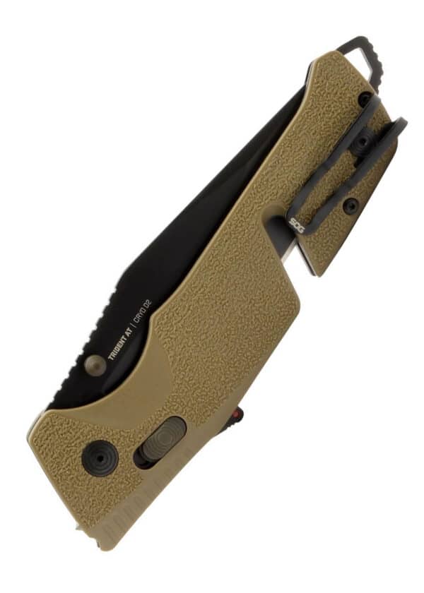SOG TRIDENT AT - FLAT DARK EARTH - TANTO, Taschenmesser
