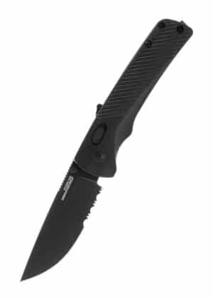 Taschenmesser Flash AT - Blackout - Teil-Wellenschliff, SOG
