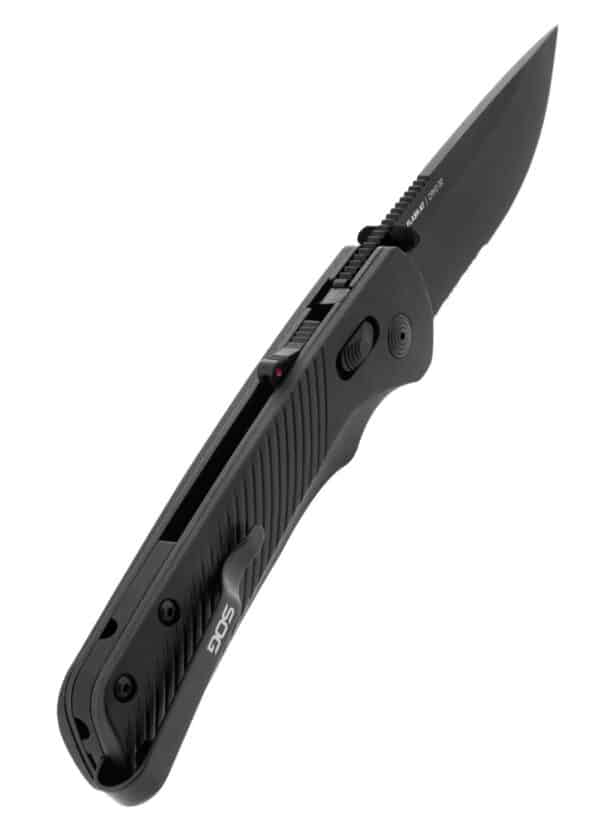 Taschenmesser Flash AT - Blackout - Teil-Wellenschliff, SOG