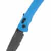 Taschenmesser Flash AT - Civic Cyan - Teil-Wellenschliff, SOG