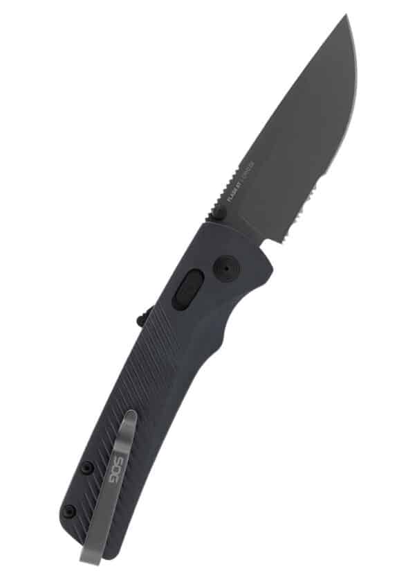 Taschenmesser Flash AT - Urban Grey - Teil-Wellenschliff, SOG