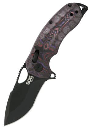 SOG Kiku XR Fat Carbon, vreckový nôž