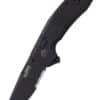 Taschenmesser SOG-TAC XR Blackout, Teil-Wellenschliff