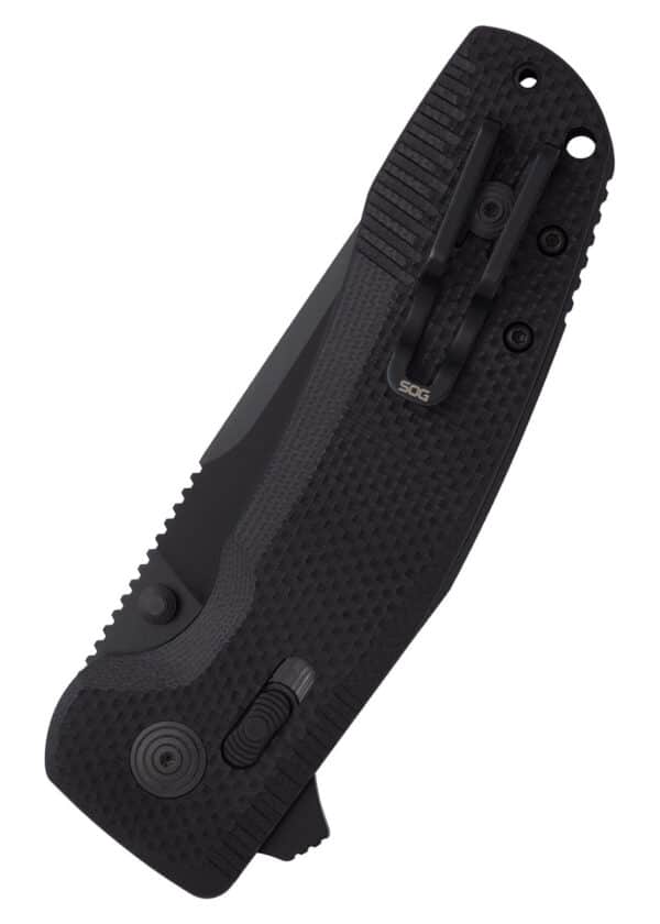 Taschenmesser SOG-TAC XR Blackout, Teil-Wellenschliff