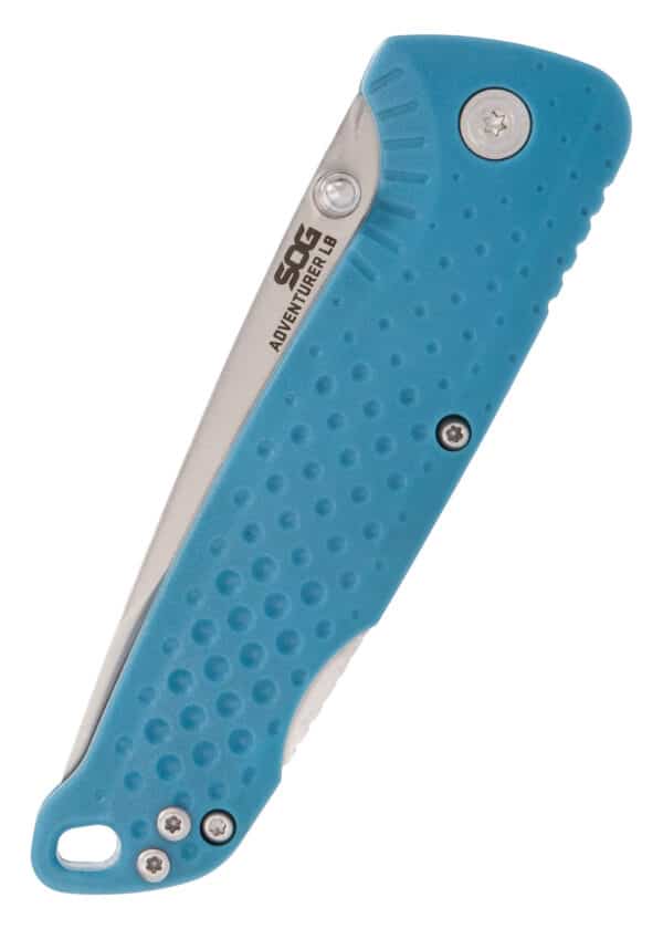 SOG ADVENTURER LB NORDIC BLUE, SATIN, vreckový nôž