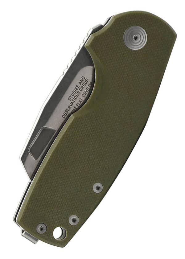 SOG STOUT FLK CLEAVER OD GREEN, STONEWASH, Taschenmesser