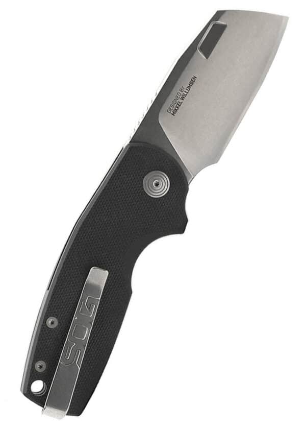 SOG STOUT FLK CLEAVER BLACK, STONEWASH, Taschenmesser