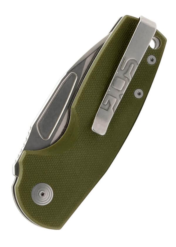 SOG STOUT SJ, OD GREEN + STONEWASH, Taschenmesser