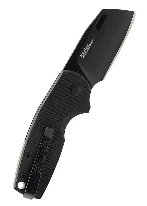 SOG STOUT SJ CLEAVER, BLACKOUT, Taschenmesser