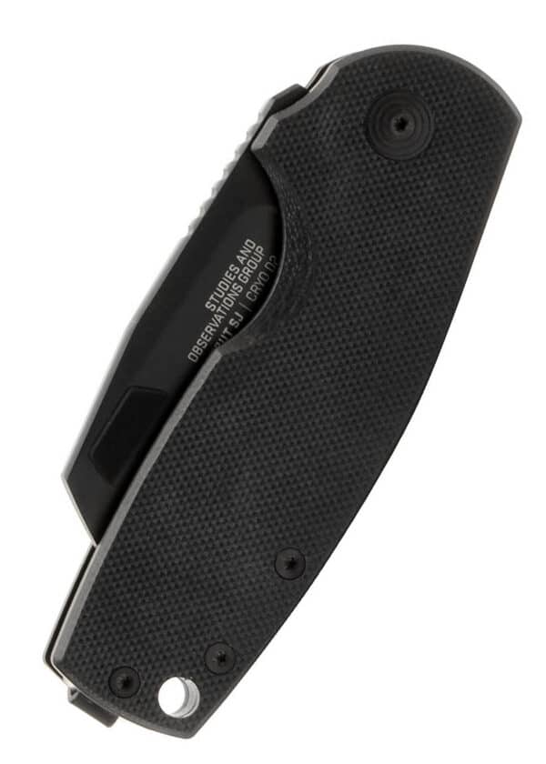 SOG STOUT SJ CLEAVER, BLACKOUT, Taschenmesser