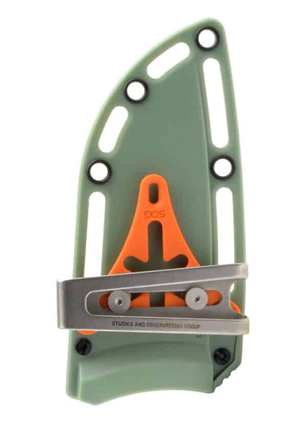 SOG TELLUS FX, OLIVE DRAB, Feststehendes Messer