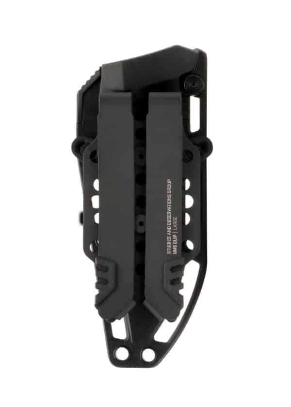 SOG TRIDENT FX, BLACKOUT, PARTIALLY SERRATED, Feststehendes Messer